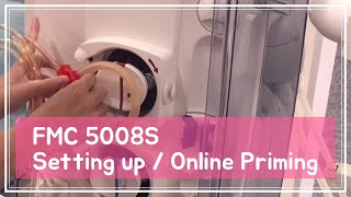 [AK STUDY] FMC 5008S Line Setting up \u0026 Online Priming / FMC 5008S 라인걸기 \u0026 온라인 프라이밍 하기