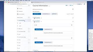 D2L - Creating Modules and Submodules