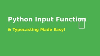 Master Python Input Function and Typecasting in Minutes! | by @dev_safia