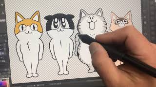 ワコムの液タブでイラストお絵かき【Wacom cintiq 16】