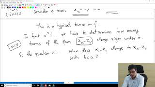 Lecture 31 - Odd and even permutations II