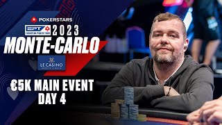 EPT Monte-Carlo 2023 €5,300 EPT Main Event Day 4 Livestream ♠️ PokerStars