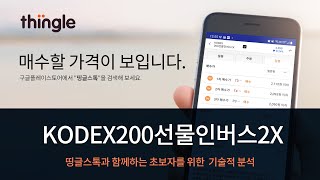 🐸 띵글로 KODEX200선물인버스2X(곱버스) 차트 보는 법 | 2021년 11월 19일 금요일