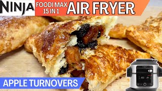 APPLE TURNOVERS *AIR FRYER* Flaky Puff Pastry bursting with caramelised Apples | NINJA FOODI Recipe