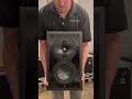 showing off the perlisten s4i lcrs thx dominus in wall speaker