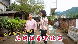 农村婆婆想吃小龙虾，儿媳妇拦着不让买，接下来的做法暖心了