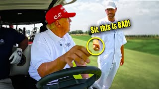 Trump Goes Golfing, TOTAL CHAOS BREAKS OUT!