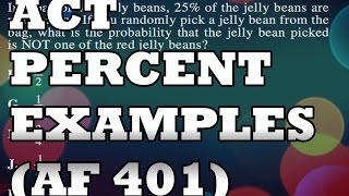 ACT MATH - Percent Problems (AF401)