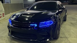 RUNNING FROM POLICE IN MY HELLCAT REDEYE !! 💨