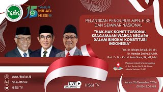 Pelantikan Pengurus MPN-HISSI dan Seminar Nasional