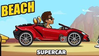 WORLD RECORD BEACH on LAMBORGHINI HILL CLIMB RACING 2