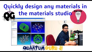 Quickly design any materials in the materials studio || Gaurav Jhaa