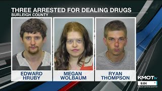 Three arrested by Bismarck Police in cocaine ring, two of which fled officers to roof of hotel