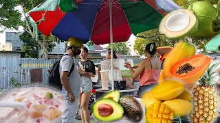 The Famous Fruitmix in Dumaguete City Philippines 🇵🇭 Lami kaayo! 🇵🇭🍉🍎🍌🍍🥭🥑🫰🫰🇵🇭