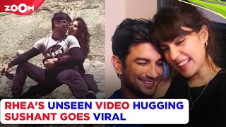 Sushant Singh Rajput death anniversary: Rhea Chakraborty shares UNSEEN video hugging Sushant