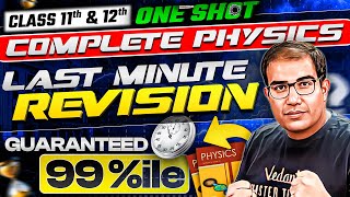 JEE Main 2025 | Complete PHYSICS | Last Minute Revision in One Shot  | Vinay Shur Sir