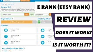 ERANK REVIEW 2019 - IS IT WORTH IT? ETSY RANK PRO REVIEW, ETSY RANK REVIEW, ETSY SEO TOOL