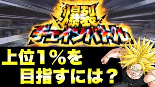 『ドッカンバトル　1154』上位１％の鍵はこれだ！爆裂チェインバトル　【Dragon Ball Z Dokkan Battle】