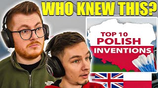 10 INVENTIONS YOU DIDN'T KNOW WERE POLISH - REAKCJA! (POLSKIE NAPISY)