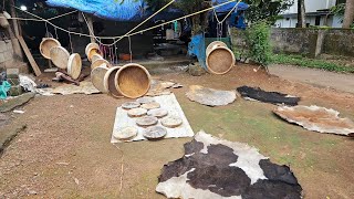 തോലോട്ടിച്ച ചെണ്ട നിർമാണ രഹസ്യം SECRETS OF CHENDA MAKING - 8921825733