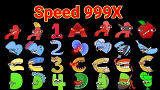 Alphabet Lore Special Version-Evil-Sad-Fixed-Kungfu-Number-Punks...(Speed 999X)
