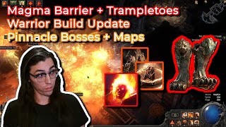 The STRONGEST Warrior Build: Magma Barrier + Trampletoes | Path of Exile 2