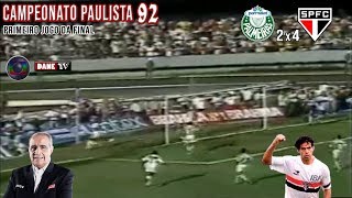 Paulistão 1992 - Palmeiras 2x4 São Paulo