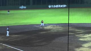 2014/09/10 ロッテ 大嶺翔太、超ファインプレー！