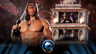 Mortal Kombat 1 - Conan Klassic Tower on Very Hard (No Matches Lost)