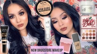 GRWM: NEW DRUGSTORE MAKEUP FIRST IMPRESSIONS | TANIAXO