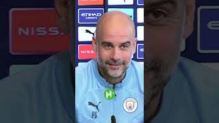 "The ANSWER was in your question" 🧐 Pep Guardiola SHUTS DOWN reporter #shorts