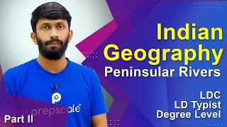 Indian Geography | Peninsular Rivers - Part 2 | LP/UP Assistant | LDC | LD Typist