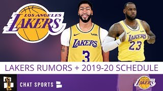 Lakers News: Rumors On Anthony Davis To Knicks In 2020, Lakers 2019-20 Schedule & 2020 NBA MVP Odds