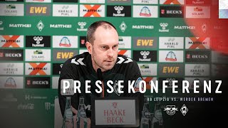 Pressekonferenz mit Ole Werner vor Leipzig | RB Leipzig - SV Werder Bremen