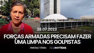 Forças Armadas precisam fazer uma limpa nos golpistas para serem respeitadas pela sociedade