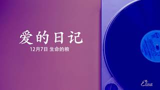 每日灵修 | 爱的日记 | 12月7日 | 生命的粮 |小雅Elisa