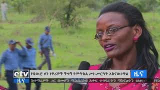 #etv የዳውሮ ዞን ነዋሪዎች ችግኝ የመትከል ሥነ - ሥርዓት አከናውነዋል