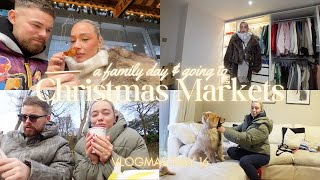 christmas market vlog yay!! 🎅🏼🫶🏼 | a family day out \u0026 kiki's new collar 😭 VLOGMAS DAY 16