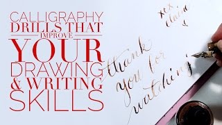 How to Do Calligraphy Writing Warm Up Exercises That Improve your Drawing Skills