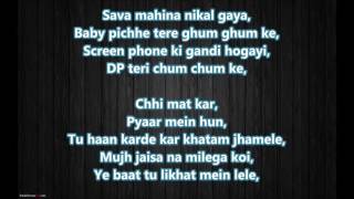 LOVER BOY - Badshah Shrey- Singhal Lyrics