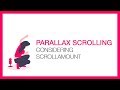 Episode 4:  Parallax effect based on the amount of page scroll