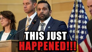 FBI’s Kash Patel Makes Bombshell Announcement - This Changes Everything