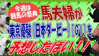 【競馬予想】(G1)東京優駿（日本ダービー）2022～馬夫婦が競馬予想～目指せテーマパーク