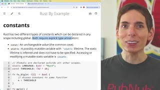 Rust By Example: Constants