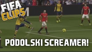 LUKAS PODOLSKI unleashes a screamer of a goal!