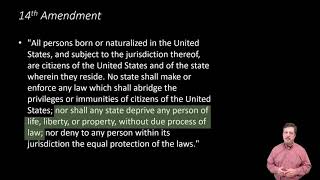 Constitutional Law: Introduction to Substantive Due Process