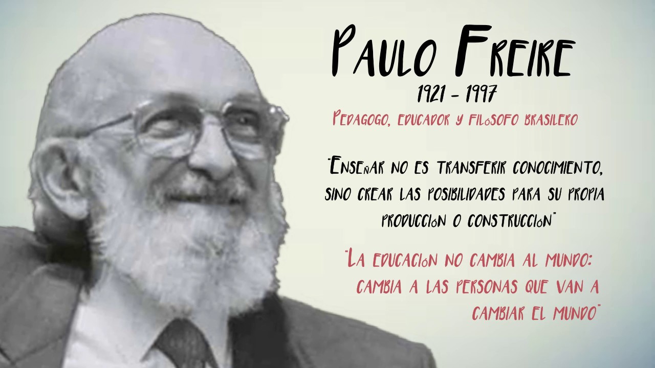 Paulo Freire - Educación Y Política - YouTube