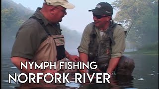 Wading the Norfork River for Brown Trout