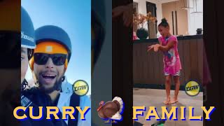 📱 Stephen Curry family: Riley dancing to Hamilton (Damion Lee too), Canon, Ayesha bike riding