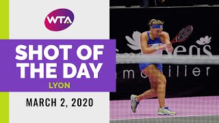 Timea Babos | 2020 Lyon Day 1 | Shot of the Day
